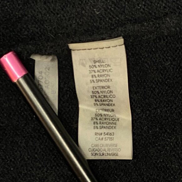 Calvin Klein Turtleneck Fuzzy Soft Knit Pull Over Sweater Black L Long Sleeve - Picture 13 of 13